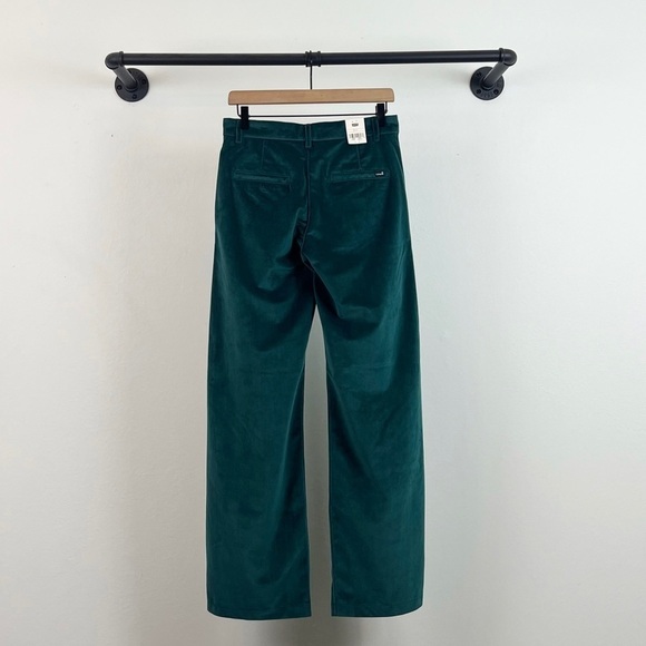 NWT Levi’s Baggy Velvet Trouser Pants in Dark Green - Picture 10 of 12